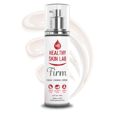 Healthy Skin Lab FIRM Skin Tightening Cream for Face, Neck & Dcollet, Lifting & Firming Moisturizer, Reduces Wrinkles, Hydrates Crepey Skin, Enhances Elasticity, Dermatologist Formulated, 50ml