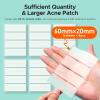 TKTK Large Pimple Patches for Face, XL Acne Patches 60 x 20 mm, Big Hydrocolloid Bandages for Body, Forehead, Chin, Neck Zit Breakouts, Hydrocolloid Patch (Strip, Contoured, Dot 5 Sizes 300 Count) view 2