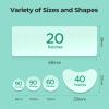 TKTK Large Pimple Patches for Face, XL Acne Patches 60 x 20 mm, Big Hydrocolloid Bandages for Body, Forehead, Chin, Neck Zit Breakouts, Hydrocolloid Patch (Strip, Contoured, Dot 5 Sizes 300 Count) view 4