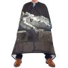 Barber Cape Salon Cape Hairdressing Apron Haircutting Waterproof Astronaut Moon for Adults Clients with Designs Adjustable Neck Closure view 2