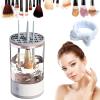 2025 New Make Up Brush Cleaner, Cosmetic Brush Cleaner, Automatic Spinning Makeup Brush Cleaner for All Size Makeup Brush (White-1Pcs) view 1