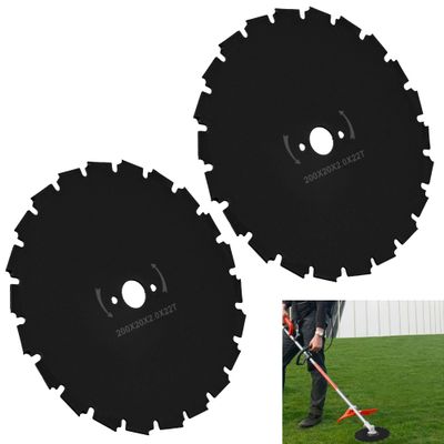 99944200131 8" Steel Brushcutter Blade 20 mm Bore 22 Tooth Compatible with Echo Trimmers, 2 Pack, 99944200131 Blade Fit for SRM-210 SRM-225 SRM-230 SRM-260 SRM-265 SRM-280 SRM-311 SRM-340