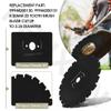 99944200131 8" Steel Brushcutter Blade 20 mm Bore 22 Tooth Compatible with Echo Trimmers, 2 Pack, 99944200131 Blade Fit for SRM-210 SRM-225 SRM-230 SRM-260 SRM-265 SRM-280 SRM-311 SRM-340 view 3