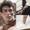 12 Sheets Halloween Face Temporary Tattoos Set, Cosplay Rapper Inspired Temporary Tattoos Tattoos, Halloween Costume Accessories and Parties for Women and Men view 2