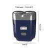 Electric Shaver, Detachable Portable Beard Shaver USB Rechargeable Shaver with Double-Ring Cutter & Clean Brush for Travel Home Business view 2