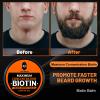 First Melody Beard Balm, 2X Concentration Biotin, with Castor Oil and Argan & Jojoba Oils, Promotes Beard Growth, Styles, Strengthens & Softens Beards & Mustaches, 2 Ounce view 2