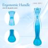 Replacement Handle Compatible with Gillette Venus, Comfort Glide Razor Handle Non-slip Ergonomic Handles for Women (Blue) view 3
