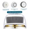 Facial Cleansing Brush 2 Modes Waterproof Electric Face Scrubber, USB Rechargeable Exfoliating Face Brush Cleanser with 3 Heads for Exfoliating, Cleansing, Massaging Facial Cleansing Brush view 3