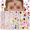 YGDZ 2000Pcs Gems Stickers, Self Adhesive Rhinestones Jewels Stickers for Crafting, Face Gems for Kids, Acrylic Bedazzled Diamond, Stick on Jewels for Crafts, Cheer Pins, Makeup view 1