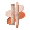 Dual-Ended Cream Contour Stick - Long-Lasting, Waterproof, Face Contour Makeup for All Skin Tones Highlighter Stick Easy to Blend, Achieve a Flawless Look (#02 Light lvory+Light coffee, A) view 1
