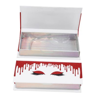 PAMINGONO 2pcs Creative Eyelash Packaging Boxes Paper Containers for False Eyelashes Lightweight and Portable Storage for Easy Organization and Protection