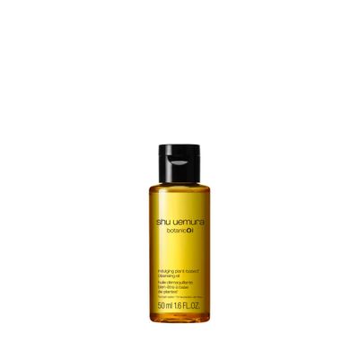 Shu Uemura Botanicoil Indulging Cleansing Oil, Makeup Remover and Facial Cleanser Infused with Plant Extracts, Suitable for Sensitive Skin, 1.7 Fl. Oz.
