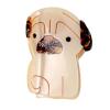 Funny Dog Hair Clips,Cute Dog Shape Hair Claw Clips,Puppy Doggy Claw Clips,Animal Hai Clips,Acetate Hair Clips,Small Hair Claw Hairgrips Clip Hairpins for Girls of all Ages (Khaki) view 1