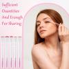 200 Pieces Mascara Wand Tube Set 100 Pcs Lash Spoolies for Eyelash Extensions 100 Pcs Diamond Empty Mascara Brush Disposable Colorful Eyebrow Applicator Makeup Tool view 4