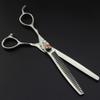 Left-Handed Professional Hairdressing Scissor,Hair Cutting Kit Hair Tools Hair Scissors Straight Scissors Thinning Barber Scissors Salon 7.0 Inch(E,Tooth cut 7 inch) view 4