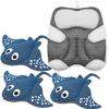 ZYIDBNG Bath Pillow for Tub Luxury Bathtub Pillow and Stingray Hot Tub Scum Absorber Reusable Washable 3 Pack view 1