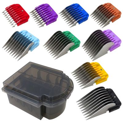 1/8"-1-1/4"(3mm-32mm) Clipper Guide Combs Kit Fit for An-dis &for Oster & for Wa hl A5 Detachable Blades Sizes# 10/15/30 Stainless Steel Attachment Upgraded Version