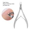 Cuticle Trimmer, Cuticle Nippers, Dead Skin Removal Manicure Scissors, Stainless Steel, Tightly Biting, with Sleeve, for Fingernails and Toenails Dead Skin view 3