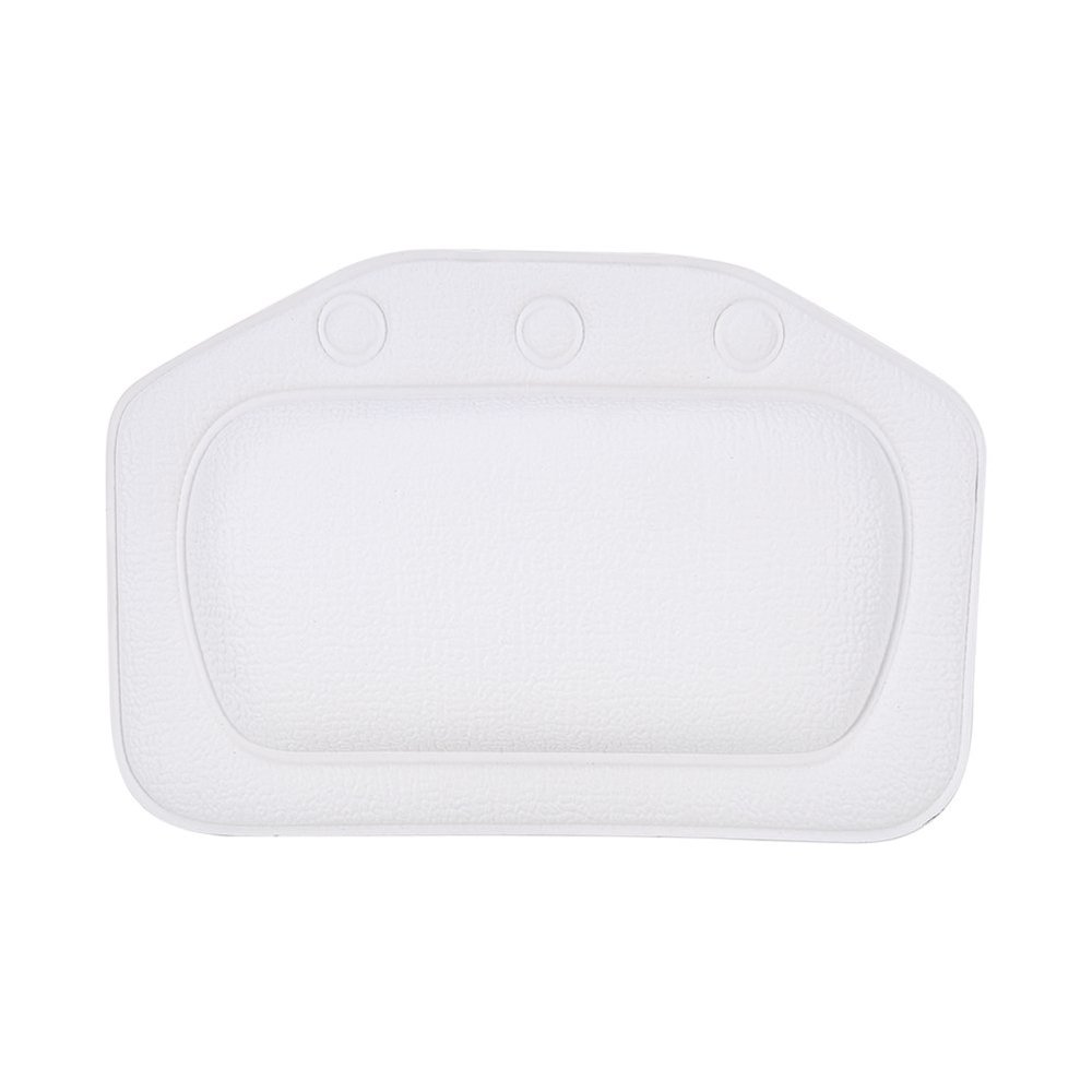 Bathroom Pillow Bathtub Headrest Foam Design Spa Neck Cushion with Suction Cups Neck Shoulder Cushion Bathroom