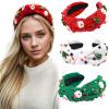 Festive Rhinestone Hairband, Holiday Accessory With Santa And Snowflake, Crystal Embellished Christmas Headband, Holiday Party Hairpiece view 4