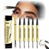 2025 New Microblading Eyebrow Pen,Brow Pencil 2-in-1 Dual-Ended Microblading Eyebrow Pen with Micro-Fork-Tip and Precise Brush-Tip Create Natural Hair-Like Brows (Colors 5pcs) view 1
