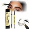 2025 New Microblading Eyebrow Pen,Brow Pencil 2-in-1 Dual-Ended Microblading Eyebrow Pen with Micro-Fork-Tip and Precise Brush-Tip Create Natural Hair-Like Brows (Black Brown) view 1
