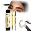 2025 New Microblading Eyebrow Pen,Brow Pencil 2-in-1 Dual-Ended Microblading Eyebrow Pen with Micro-Fork-Tip and Precise Brush-Tip Create Natural Hair-Like Brows (Dark Brown) view 1