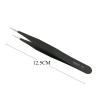1PC Stainless Steel Straight And Curved Eyelashes Tweezers Eyelash Extension Tweezers Makeup Tools For False Eyelashes(ESD-10) view 2