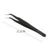 1PC Stainless Steel Straight And Curved Eyelashes Tweezers Eyelash Extension Tweezers Makeup Tools For False Eyelashes(ESD-15) view 2