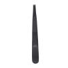 1PCS Eyebrow Tweezers Facial Hair Removal Clip Stainless Steel Flat Slant Tip Eyebrow Eyelash Makeup Tweezer Beauty Tools(Black) view 2