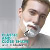 Gillette Mach3 Shaving Razor for Men, 1 Razor Gillette 3-Blade Handle for Mens Grooming, 10 Razor Blade Refills, Lubrication Strip view 2