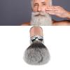 EVGATSAUTO Nylon Beard Foaming Brush, Effectively Increases The Foam Trimming Brush for Shaving Foam, Premium Fiber and Nylon Handle, Gentle Skin Peeling and Beard Care (Pink Gold) view 2