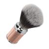 EVGATSAUTO Nylon Beard Foaming Brush, Effectively Increases The Foam Trimming Brush for Shaving Foam, Premium Fiber and Nylon Handle, Gentle Skin Peeling and Beard Care (Pink Gold) view 3