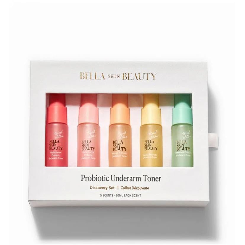 Bella Skin Beauty Underarm Toner Discovery Set 5 scents (5 x 20 ml)