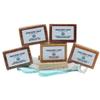 8-Piece Turmeric Soap Bar Set, Essential Oils, Honey, 7 Citrus Oils, Kojic Powder, Soap Saver, Exfoliating Glove, Soap Tray, Radiant Skin, Skin Care, Self-Care Gift, Turmeric Skin Care, Handmade Soaps, Even Skin Tone view 1