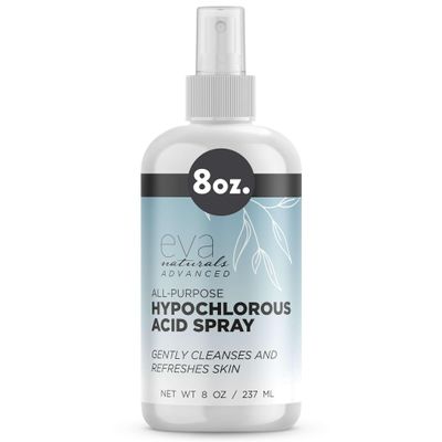 Eva Naturals Hypochlorous Acid Spray for Face & Body, HOCl Facial Cleanser Mist with Electrolyzed Water, Daily Toner Formula for Sensitive & All Skin Types, Helps Reduce Redness, Irritation, Breakouts