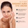 Radiant Aura Vitamin C & Vitamin E Under Eye Cream  Anti Aging Treatment For Dark Circles, Puffiness & Fine Lines, Firms And Hydrates Tired Eyes  Dermatologist Tested, Korean Skin Care  Pack of 2 view 4
