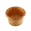 FashionCha Wooden Footbath Basin Foot Soaking Basin Multipurpose Sooth Surface Footbathing Foot Bath Basin Tub for Outdoor Sauna Bedroom, A 30CMX36CM view 1