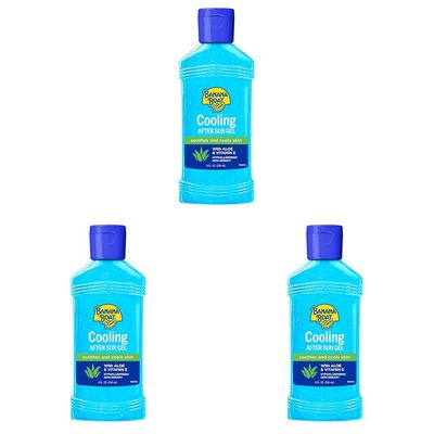 Banana Boat Cooling After Sun Gel, 8oz | Aloe Vera and Vitamin E Gel, After Sun Care Cooling Gel, Aloe Vera Gel for Sunburn Relief, 8oz (Pack of 3)