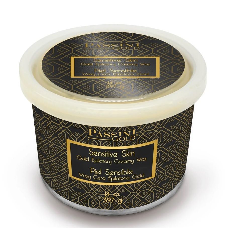 Passini Gold Hair Removal Wax Products Depilatory Wax Delicate Skin 14oz