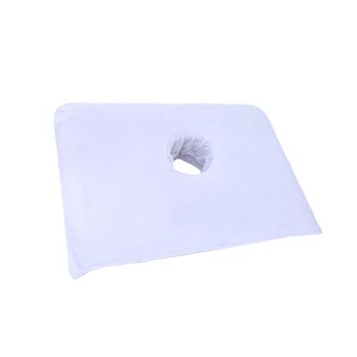 ChuYiElegance Massage Table Cover for SPA with Face Opening, Washable Towel, White