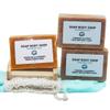 6-Piece Turmeric Soap Bar Set, No Kojic, Essential Oil, Honey, 7 Citrus Oils, Soap Saver, Exfoliating Glove, Soap Tray, Radiant Skin, Skin Care, Self-Care Gift, Handmade Soap, Turmeric Skin Care view 1