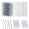 50Pcs Piercing Needles 12G 14G 16G 18G 20G Surgical Steel Hollow Needles for Ear Nose Lip Tongue Belly Nipple Cartilage Piercings Disposable Body Piercing Needles Tool view 1