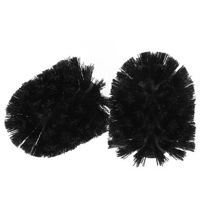 KOMBIUDA 2pcs Replacement Toilet Brush Heads Stiff Bristles for Bathroom Cleaning Refillable Brush Heads for Toilets