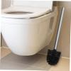 KOMBIUDA 2pcs Replacement Toilet Brush Heads Stiff Bristles for Bathroom Cleaning Refillable Brush Heads for Toilets view 4