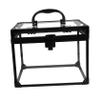 FOYTOKI Transparent Jewelry Box Lockable Makeup Travel Case Clear Cosmetic Organizer for Vanity Dresser Multifunctional Storage Locking Mechanism for Jewelry Accessories view 1