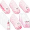 60 Mini Travel Skincare Products, Mini Travel Items Including Face Wash, Serum, Toner, Lotion, Moisturizing Cream, Sakura Mud Mask, Face Skin Care Routine Kit Organic Skin Care Set view 1