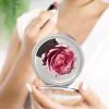 RKJVB Travel Makeup Mirror for Women 1x/2x Compact A Beautiful Flower Makeup Mirror Portable Makeup Mirror for Handbag Purse Pocket Folding Mirror Handheld 2 Sided Mirror view 4