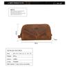 Leather Toiletry Bag, Leather Dopp Kit for Men, Leather Shaving Bag for Men, Toiletry Bag, Mens Travel Toiletry Bag, Hygiene & Grooming Kit Organizer(A) view 2