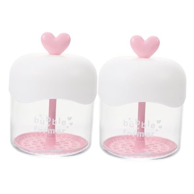 COLLBATH Facial Foam Maker Cup 2pcs Bubble Maker Hand Soap Dispenser for Shampoo Bottles and Face Wash